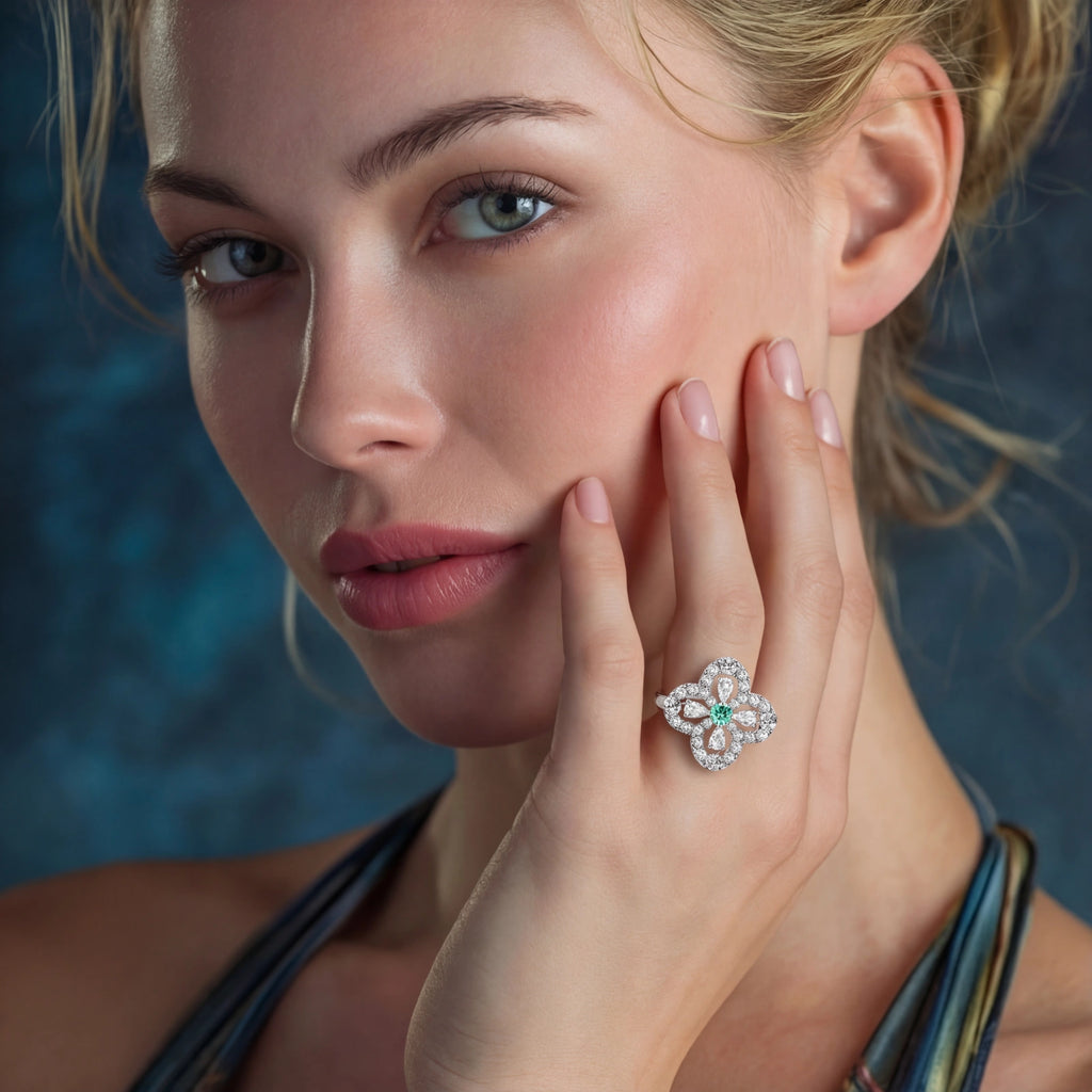 Lucky Charm Clover Ring