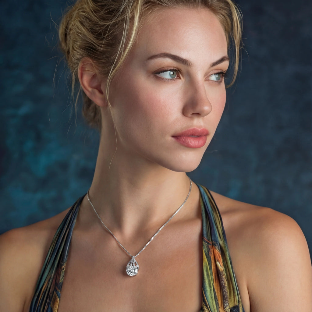 Teardrop Brilliance Necklace by Yspera